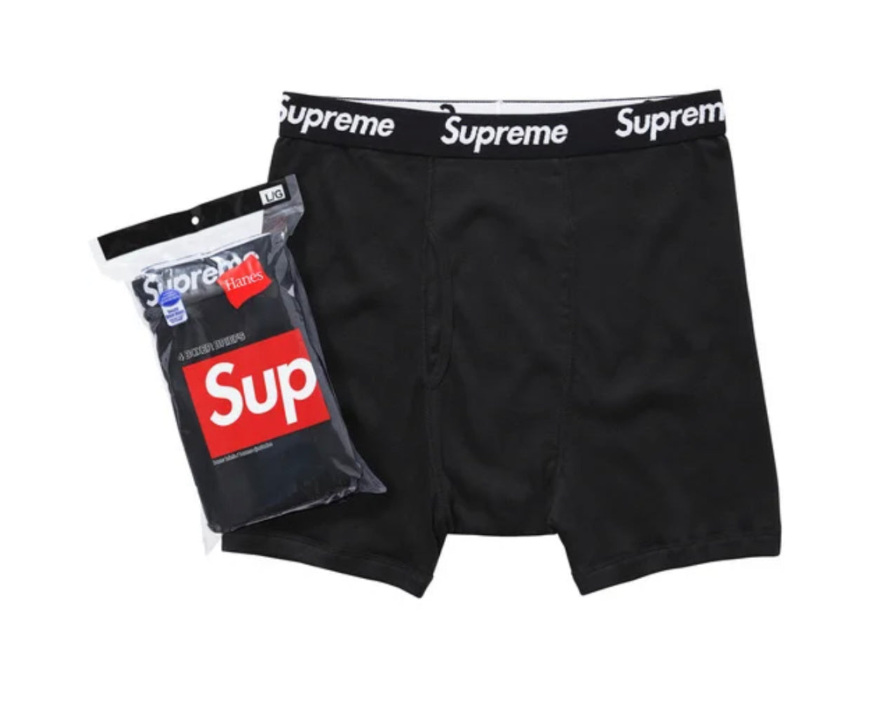 🇺🇸 SUPREME HANES BOXER (4 PACK) 2色 4條裝